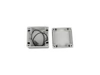 Plastic Waterproof ABS Enclosure, 120g, Rated IP65, Size :84x82x55 mm, 3mm Body Thickness, Impact Strength Rating IK07, Box Body and Cover Fixed with Plastic Screws, Silicone Foam Seal, Internal Lug for Circuit Board or DIN Rail. [XY-ENC WPP33-02 MS]