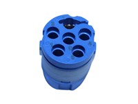 Circular Connector M23 Power Male Crimp Insert - 6 Pole (5+PE) and for 2mm Contacts - 28A @ 800VAC Max. [7084951101]
