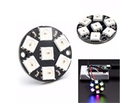 7-Bit WS2812 5050 RGB LED Ring Module 23 mm (0.9 inches) [HKD WS2812 NEOPIXEL RING-7 LED]