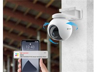 Ezviz Smart Home 4G Battery Camera 3MP Pan & Tilt With Solar Panel, 2K Resolution, 15M LR, H.265/h.264, Smart Human & Motion Detection, Two Way Talk , Battery:10400mah, 3D DNR, Max10W, PSU5/2A, Mono Solar Panel CS-MT 6.18W USB Type-C, IP65 [EZVIZ CS-EB8SP KIT]