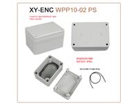 Plastic Waterproof ABS Enclosure, 110g, Rated IP65, Size : 95x65x55 mm, 3mm Body Thickness, Impact Strength Rating IK07, Box Body and Cover Fixed with Plastic Screws, Silicone Foam Seal, Internal Lug for Circuit Board or Din Rail Track [XY-ENC WPP10-02 PS]