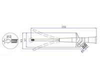 Safety Flexible Test 'Grabber' - 4mm Con. CATIII 10A/1KVAC- Black [XY-KLEPS2600E-BLK]