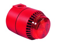 Siren 110-240VAC & Red LED Beacon (60FPM) 19mA 32 Tone 101dB IP65 [EAGLE SB5]