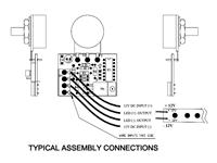 12VDC 5A LED Strip Lighting Dimmer Controller for Dimming 12V LED Strips [CEM 1006]