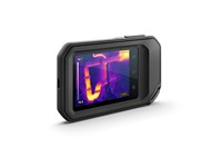 Thermal Imaging Camera 5MP, Spectral Range:8–14µm, Object Temp Range: -20→ +300°C, IR Sensor:128×96, 5000 Images, USB2.0, Type-C Connector, 3.5inch Screen, Wi-Fi 802.11 a/ac/b/g/n (2.4 & 5GHz), Image Freq:8.7Hz, FOV:53.6°, 138×84×24mm [FLIR C3-X]