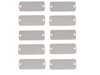 1455C Aluminium End Plate (pack of 10) [1455CAL-10]