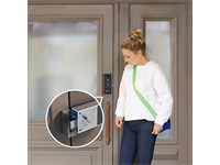 EZVIZ Smart Lock 2.4GHZ WiFi, Anti-Tamper Alarm, Multiple Unlock Methods, Fingerprint, Proximity Cards up to 50, Remote Unlocking, Aluminium + Plastic, 4XAA Alkaline Batt, Low Batt Alert, Type-C Port, Smart Edge Lock for Front Doors [EZVIZ CS-DL03 PRO]