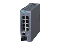 Scalance XB208 Managed Layer 2 IE Switch 8x 10/100 Mbit/s RJ45 Ports 1x Console Port; Diagnostics LED Redundant Power Supply IEC 62443-4-2 Certified; DIN-rail mounting; default Profinet. [6GK5208-0BA00-2AB2]