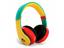 HEADPHONE WITH I/L MICROPHONE IMPEDANCE: 32Ohm  FREQ:30-16.000hz 116dB+-3dB 1.2M CABLE 3.5MM 4POLE JACK PLG YELLOW/RED [I-DANCE HEADPHONE FUNKY140]