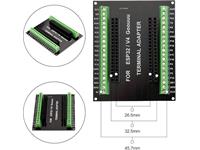 ESP32 Wire Terminal Breakout Board (Base) Only. For use with 38 Pin ESP32 / V4 GOOUUU Development Boards. (ESP32 DEVELOPMENT BOARD NOT INCLUDED) [BDD ESP32 SCREW TERM B/O BOARD C]