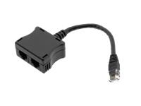 Victron RJ45 Splitter - 1XRJ45 Male-2XRJ45 Female 15CM Cable (CAT5 100Base-t) - The Splitter Is Used To Connect The Multiplus 500-1600VA Range In Parallel & 3Phase Configurations , Or In Other Installations Where Multiple Ve.bus Ports Are Required [VICT RJ45 SPLITTER]
