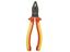 INSULATED COMBINATION PLIER 195MM SERRATED FLAT JAWS MINI BEVEL {PLR911} VDE 1000V [PRK PM-911]