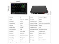 1013D IS A TABLET SCREEN-TOUCH OSCILLOSCOPE IN A HANDHELD PORTABLE SIZE. 100MHZ BANDWIDTH/1GSA/S SAMPLING RATE 2CH TABLET OSCILLOSCOPE WITH 3.7V 6000MAH BATTERY. ALTERNATE 100MHZ SCOPE PROBE=HP9100 [FNIRSI DSO1013D DUAL CH 100MHZ]