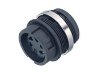 Circular Connector Bayonet Panel Female 7 Pole Solder Terminal IP40 5A 125V [99-0624-00-07]
