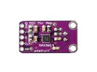 MAX9814 Microphone Module with Automatic Gain Control (AGC). Three Gain Settings. VCC 2.7-5.5V [BMT MAX9814 MICROPHONE AGC AMP]