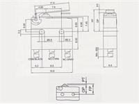 MICRO SWITCH STD 5A 250VAC LEADS STRAIGHT IP67 [SW-05S-004A-A5]