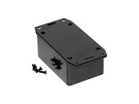 Polystyrene Enclosure 85 X 56 X 39MM Flanged Lid Black IP54 [1591LSFLBK]