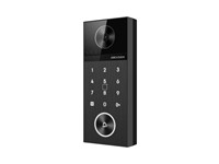 Hikvision IP Villa Door Station 4MP 3m IR, WiFi 2.4GHZ, H.264/265 , MJPEG, 1x Built-in Omni Directional Microphone, User Capacity:2000, Card Capacity:10000, TCP/IP, RTSP/IPV6, ONVIF, Card Type: M1 Card 13.56MHz, 1xRJ45 10/100Mbps, RS485, IP6 [HKV DS-KV6124-WBE1]