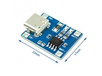 TP4056 USB Type-C 5V 1A 18650 Lithium Polymer (Li-Poly) Battery Charger Module With Charge Protection [BDD LITH CHARGER USB-C 5V/1A]