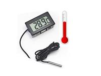 MINI THERMOMETER WITH PANEL MOUNT DIGITAL TEMP METER. -50 ℃ ~ 110 ℃. 2X V357 (LR44) BATTERIES NOT INCLUDED [BMT DIGITAL TEMPERATURE METER]