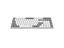 Redragon Scissor Full-Sized Wired USB Gaming Keyboard, Keys:Low-Profile Scissor Silent Keys, Compact & Modern Design, Grey/White, Suitable for Gaming or Office Usag, 38.2x13.6x2.4cm, 576g [RGN-BK7113]