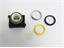 Push Button Actuator Switch Illuminated Momentary • Yellow Flush Lens • Black 30mm Bezel [P301MY]