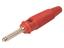 BANANA PLUG - 4MM STACKABLE 16A 30VAC / 60VDC CAT I - SCREW CONNECTION (930726101) [BULA 20K RED]