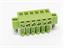 3.81mm Screw Clamp Terminal Block • 6 way • 8A – 125V • Screw Clamp • Green [MRT8PS3,81-6E]