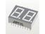 2 Digit Numeric LED Display • 7Seg • 14.22 mm • Hi Eff Red-Orange • IV= 8000µcd • Grey Face • Common Anode [DA56-11EWA]