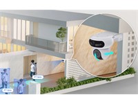 EZVIZ Smart Home WiFi PAN & Tilt Battery Camera 4MP with 8W Solar Panel, 1/3”CMOS, 3D DNR, Dual 2K+, AOV, Supports WiFi6, Two-Way Talk, AI-Powered Human/vehicle Shape Detection, 10400mAh Battery, Siren & Strobe Light, Colour Night Vision, IP65 [EZVIZ CS-HB90SP KIT]