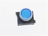 Push Button Actuator Switch Illuminated Momentary • Blue Flush Lens • Blue 30mm Bezel [P301MBB]