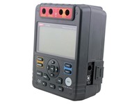 Insulation Resistance Tester 600V AC/DC Res Test Voltage 500/1000V/2500V, Auto Range Auto PWR OFF, Low Batt Indication, Data Storage18, Comparison, DAR, PI, USB Interface, LCD Backlight, Analogue Bar GRAPH30, Overload Indication, Timer [UNI-T UT512]