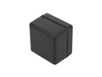Polystyrene Enclosure 56X56X40 Black Water-Tight [1594AWBK]
