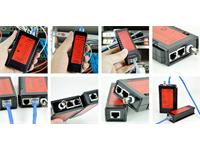 Network Cable Tester, Master RJ45/ RJ11/RJ12 & BNC + Remote... 9V Battery (PP9) Not Included [NF-468B NETWORK CABLE TESTER]