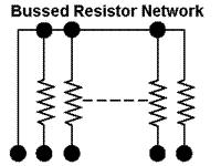 Resistor Network • ¼W • 220Ω • DIL • 16-Pin • 15-Resistors • Bussed Circuit [16P15R 220R]
