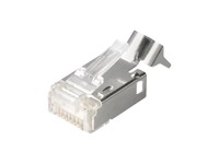 Modular Plug 8 Way - RJ45 Shielded for High Speed Data CAT6A with Strain Relief Clamp. [1401505010-E]