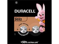 Duracell CR2032 Lithium Battery 3V 230MAH (2 per pack) [DL/CR2032 DURACELL]