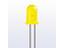 LED DIFF DOME 5MM 2MA 0,8MCD YELLOW [L-53LYD]