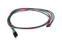 4 PIN MALE CONNECTOR TO 4PIN FEMALE ON 30CM CABLE. CAN BE USED AS RGB CONNECTOR AS WELL [CMU 4P MALE/FEM JUMPER CAB 30CM]