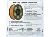 Anycubic PLA Silk Tri-Color Filament 1.75mm 1KG Red/Yellow/Green [ANYCUBIC-AHSC15-10]