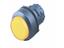 Pilot Lamp without Lamp Holder • Yellow Raised Lens • Yellow 30mm Bezel [L302YY]