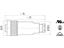 Circ Con - RD24 style Binder 7 pol (6P+Earth) Cable End Female Long Strain Relief  Solder Term. 8A/250VAC. Cable OD 6-9,5mm. IP67 -VDE approved [99-4226-00-07]