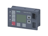 Operator Panel with Display for SIMOCODE Pro V7 LEDs for Status Display and 4 Freely Assignable Keys for Manual Control, Color: Titanium Gray [3UF7210-1AA01-0]