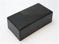 ABS Plastic Box with Screw Lid in Black L-165mm x W-100mm x H-50mm [ABSE45 BLACK]