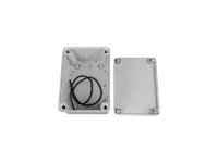 Plastic Waterproof ABS Enclosure, 265g, Rated IP65, Size :180x130x90 mm, 3mm Body Thickness, Impact Strength Rating IK07, Box Body and Cover Fixed with Plastic Screws, Silicone Foam Seal, Internal Lug for Circuit Board or DIN Rail Track. [XY-ENC WPP9-02 PS]