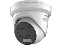 Hikvision ColorVu Turret IP Camera 4MP 2.8mm Lens, 30m IR, Smart Hybrid Light, 1/1.8" CMOS, 32Kbps~ 8Mbps, CBR, VBR, H.265+, BLC/HLC, 3D DNR, Defog, 1xRJ45 10M/100M, Built-in Mic, 12VDC 0.75A, PoE: IEEE 802.3af, WDR 130dB, IP67 [HKV DS-2CD2347G2H-LISU/SL 2.8MM]