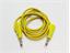Safety Test Lead Yellow, 1m, PVC, 1mm Square and 4mm Retractable Shroud - Stackable 'Lantern' Banana Plugs 19A/600V CATII [XY-MLR100/1 YLW]