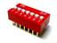 7 WAY DIP SWITCH SLIDE TYPE (24/TUBE) [KTS07]