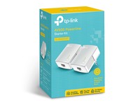TP-LINK AV600 Powerline Starter Kit, 1 x 10/100Mbps Ethernet Port, Up to 300 meters/1000 Feet Over Existing Electrical Wiring, Max:4.60W, Windows 8/7/Vista/XP/2000, Mac/Linux, 128-bit AES Encryption [TP-LINK PA4010 KIT]