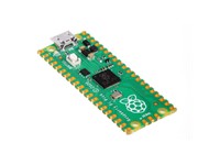 Microcontroller Board, PI RP2040 Microcontroller Chip, Dual-Core Cortex M0+ @ UPTO 133MHz, Micro USB Port, 2×UART, 2×I2C, 2×SPI, 3x12-BIT ACDC, 16×PWM Channels, I/O Voltage is fixed @ 3.3V, 264kByte SRAM, 12-bit 500ksps [RASPBERRY PI PICO]